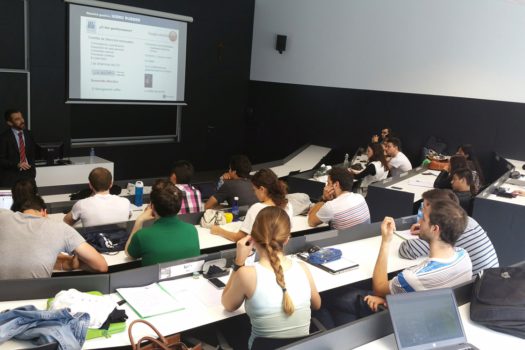 GIVING A CONFERENCE AT THE UNIVERSITY